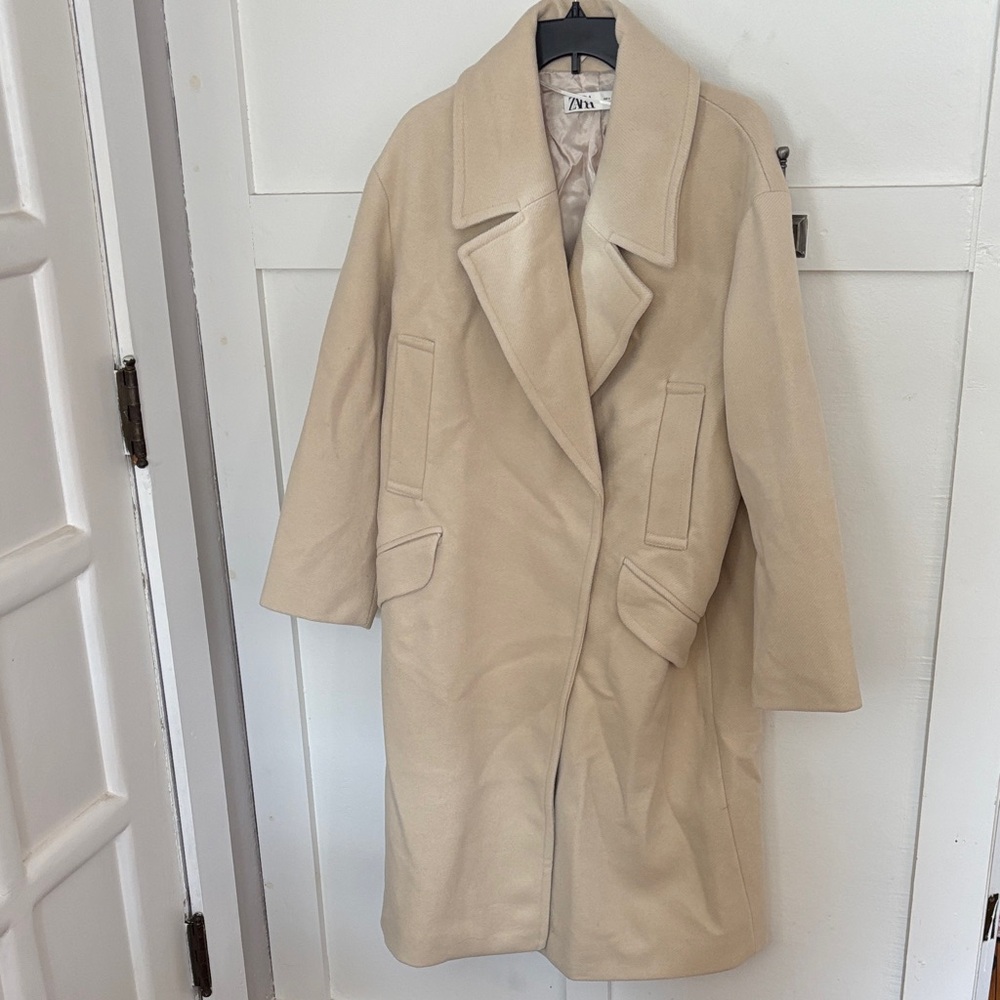 NWOT Long Zara Coat